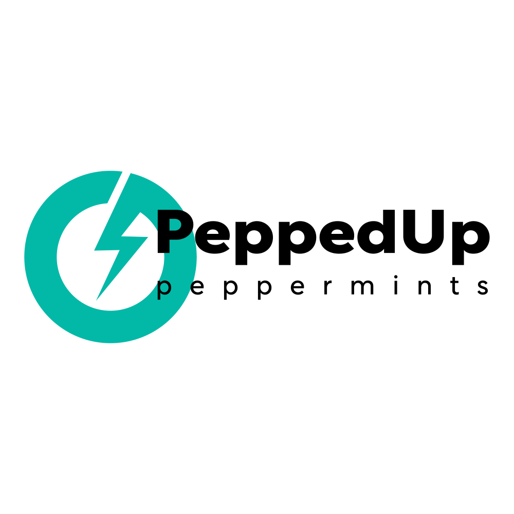 logo: PeppedUp Peppermints